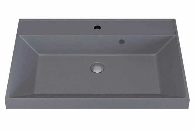 Bathroom sink Classic Quartz 291030004 Semi-built-in, 70x15x45 cm