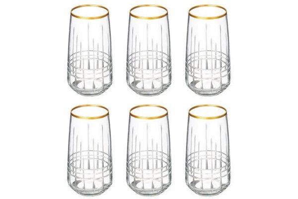 Set of glasses 197-1018 480 ml, Glass, 6 pcs.