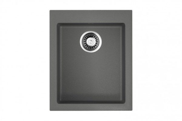 Inset sink OMOIKIRI Bosen 41-PL 4993218, platinum 41x50x19 cm