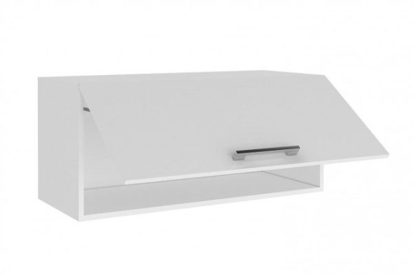 0120255ff9379f8fcef9f2e577055443.jpg Front for wall cabinet with horizontal opening Amika 79.6x35.6 cm, glossy white color