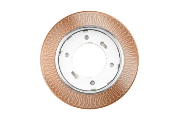 Recessed lamp JAZZWAY MG12-Gold PGX53d with backlight 12x2.5x12 cm, GX53