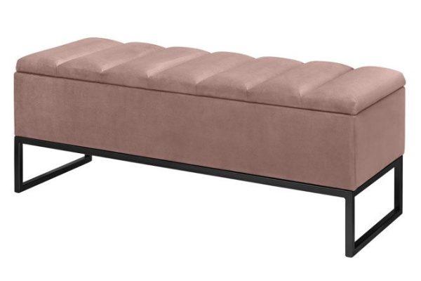 Cube bench with storage box, Bulon