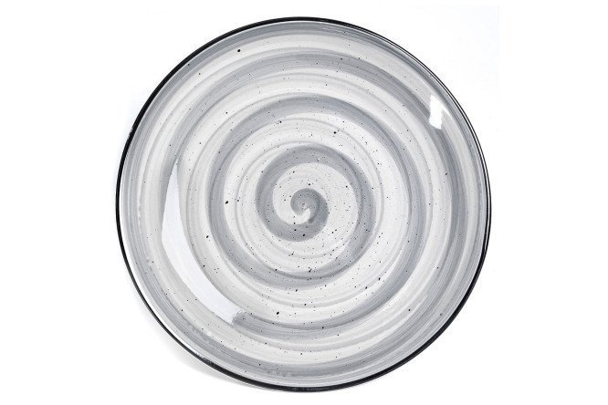 Elrington Plate Graphite Breeze Ceramic 19cm
