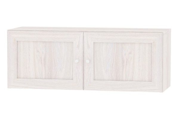 Mezzanine with blind doors bookcase Harris 80 cm