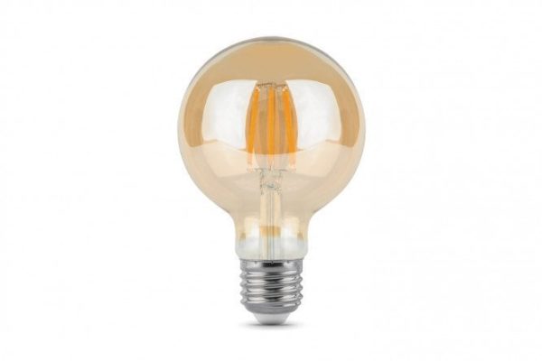 LED lamp Gauss Filament G95 Golden 550lm 2400K 6W, E27, Warm light