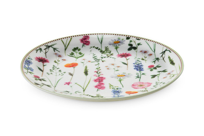 Dessert plate EVIO Botanical garden Porcelain, 19 cm