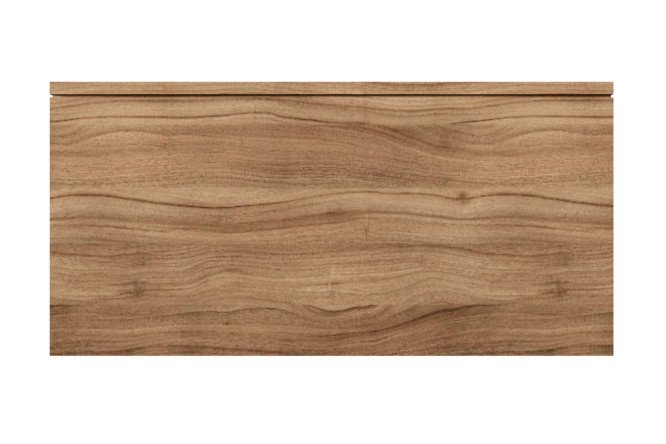 Decorative side wall for floor-standing wardrobes Nicole 35x72 cm, natural Dijon walnut color