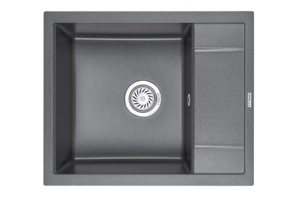 Inset sink with drainer GRANULA 6002 60x50x20 cm