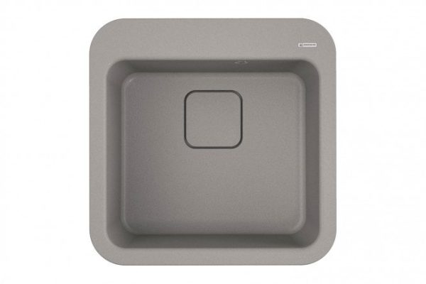 Inset sink OMOIKIRI Tasogare 51-GR 4993740, gray 51x51x19 cm
