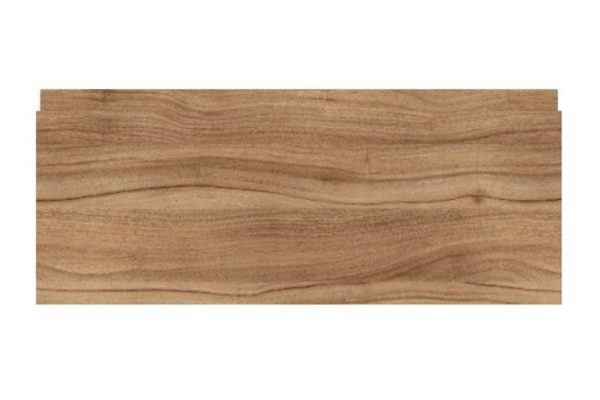 Decorative panel for wall cabinet Nicole 58.2x24 cm, natural Dijon walnut color