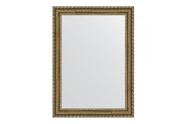 Wall mirror in a baguette frame EVOFORM golden aqueduct 54x74 cm