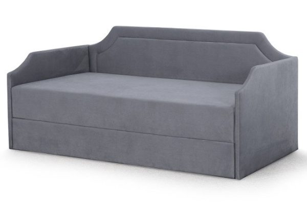 Sofa bed with lifting mechanism Fly 82x190 cm color dark gray