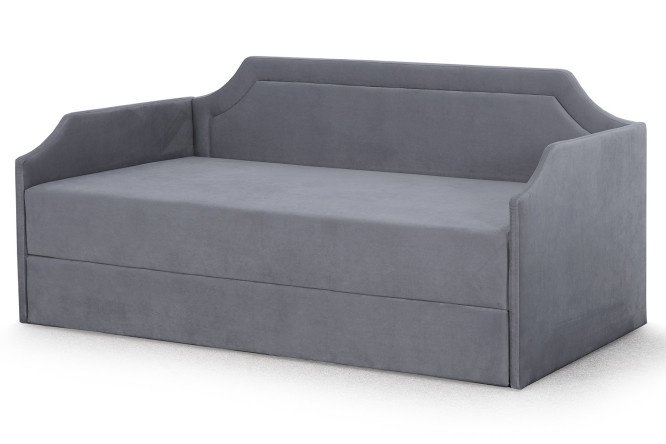 Sofa bed with lifting mechanism Fly 82x190 cm color dark gray