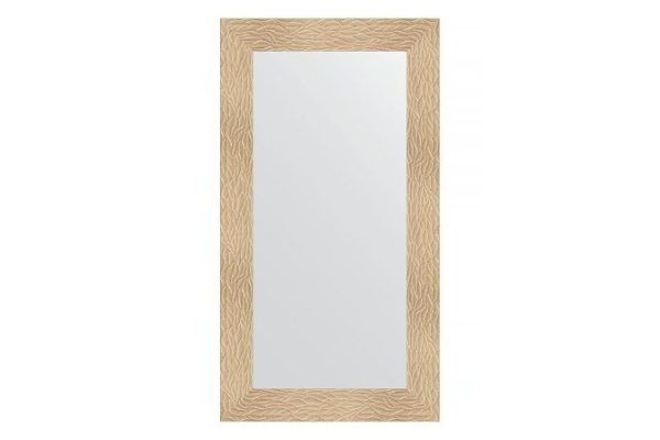 Wall mirror in a baguette frame EVOFORM golden dunes 80x140 cm