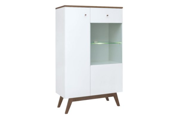 Wardrobe with lighting Heda REG1D1W