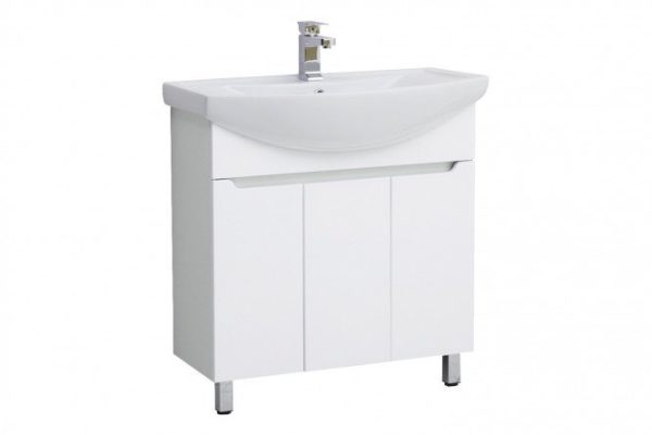 Floor stand Sanstar Line 76 cm, white gloss color