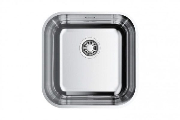 Inset sink OMOIKIRI Omi 44-U/I Quadro IN 4993494, stainless steel 44.5x44.5x18 cm