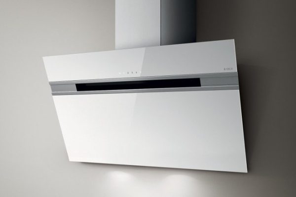 Hood ELICA STRIPE white, 89x146x32 cm