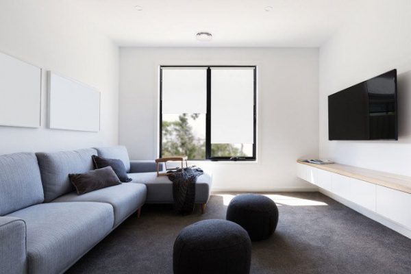 Roller blind COMFORT Plain color white, 72x175 cm