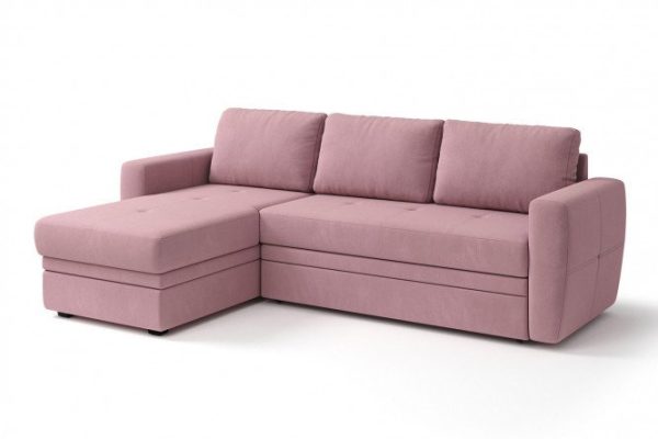 Corner sofa bed Lucky with left corner