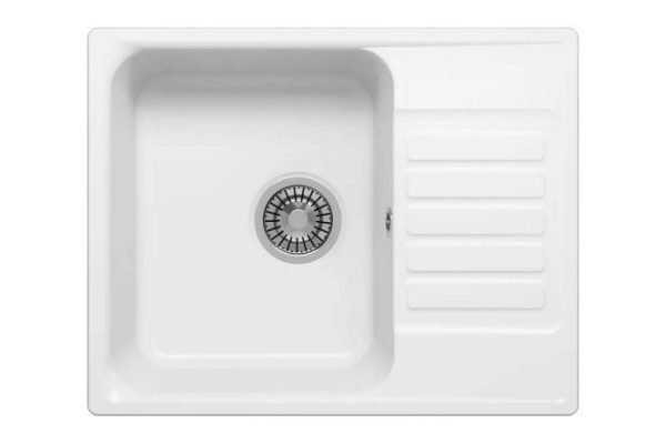 Kitchen sink UPD-202 with drainer 60x48x20 cm