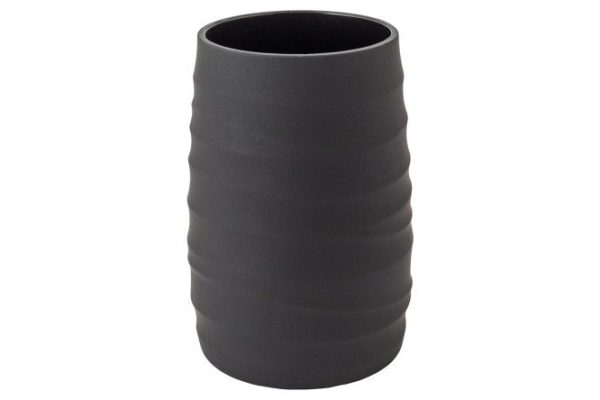 Toothbrush cup Wave 7.5x11.2x7.5 cm, Plastic