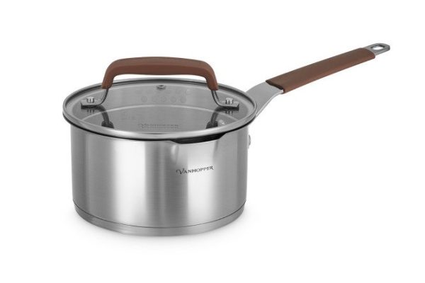 Bucket with lid VANHOPPER Elegant 1.7 l