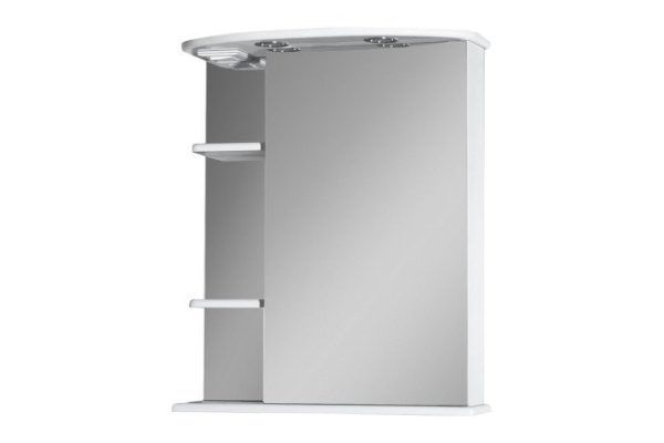 Mirror-cabinet Magnolia 60 E-Mag04060-01SvP with LED backlighting 60x72x25 cm, Right