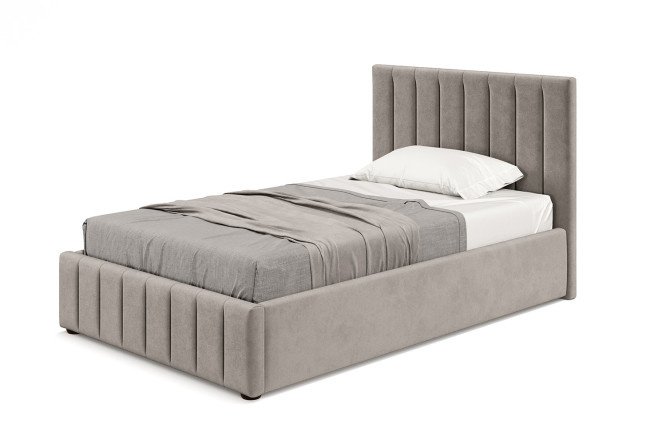 Bed with lifting mechanism Vivienne color ash 180x200 cm
