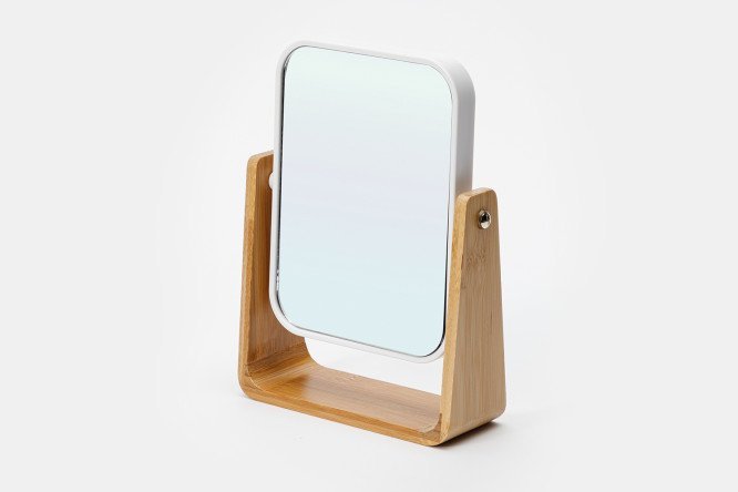 Cosmetic mirror BERKRAFT Tokio Tabletop, 16x22x5.5 cm