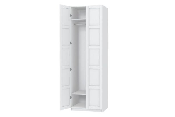 06mloh7nskaeacfyak7d65pw0rv0d2cr.jpg Wardrobe 2-door Oscar Skagen 75x236x59.9 cm, white