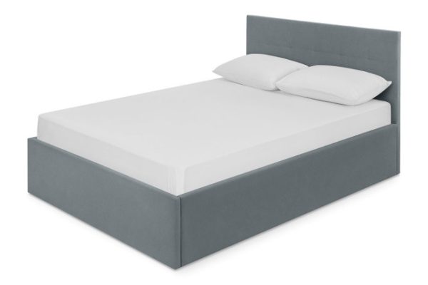 Flora bed frame gray 140x200 cm