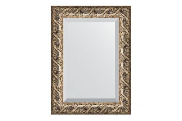 Wall mirror with bevel in a baguette frame EVOFORM Fresco 76x106 cm