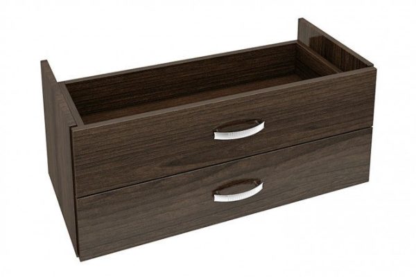 Set of drawers for the Liberty shelving unit, large, wenge