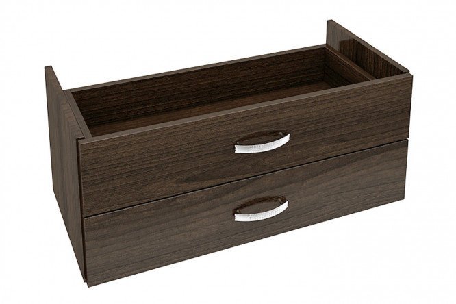 Set of drawers for the Liberty shelving unit, large, wenge
