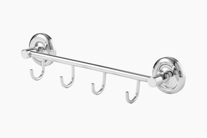 Towel holder with 4 hooks DROP FOR-DP004
