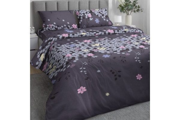 Bed linen set Forget-me-not Calico 145x215 cm, 1.5 sleeping