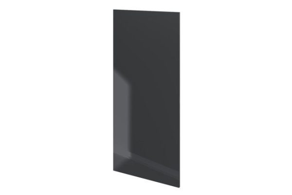 Amika cabinet-case front, black graphite gloss, 59.6x131.6 cm, color black graphite gloss