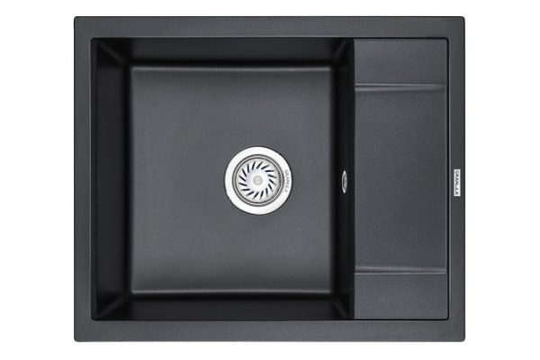 Inset sink with drainer GRANULA 6002 60x50x20 cm