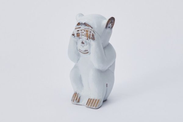 Decorative figurine Monkey Mizaru 7.5x15x7.5 cm