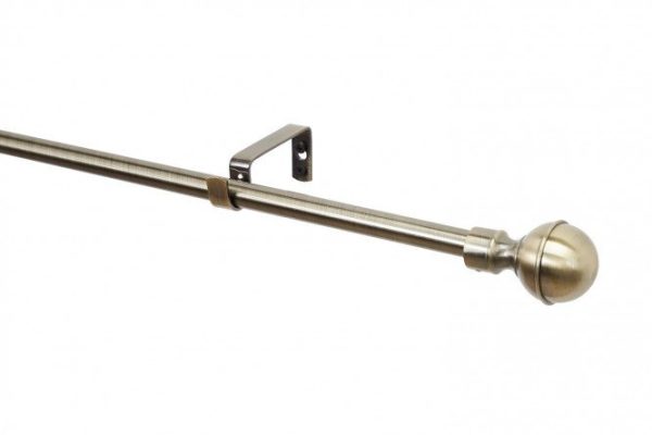 Single-row telescopic cornice MICASA Ball 120-210 cm