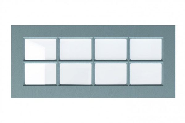 Front for wall cabinet with horizontal opening Michelle 79.6x35.6 cm, blue color