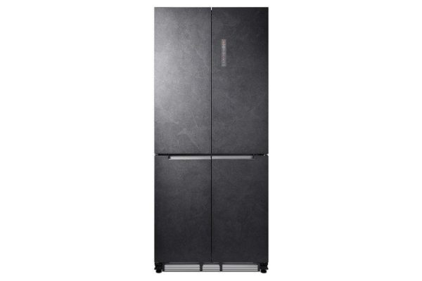 Semi-built-in refrigerator LEX LCD 485 StGIDBI gray/stone gray