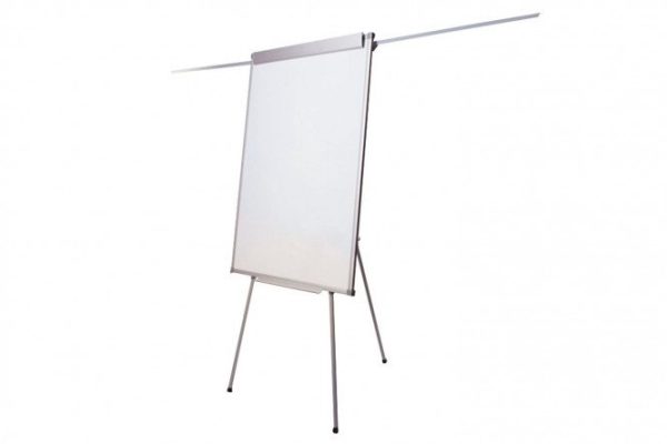 Flipchart board 236160 BRAUBERG magnetic marker with paper holder 70x110(164) cm
