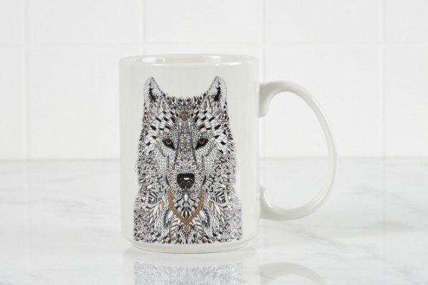 Mug Home Style Wolf 500 ml, Porcelain