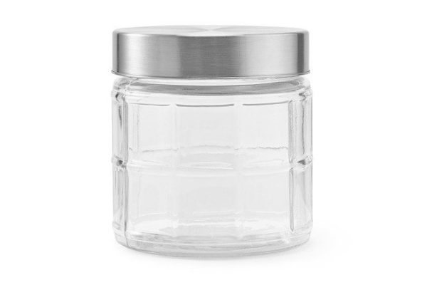Storage jar with lid BERKRAFT Victory 11.2x12x11.2 cm, 800 ml