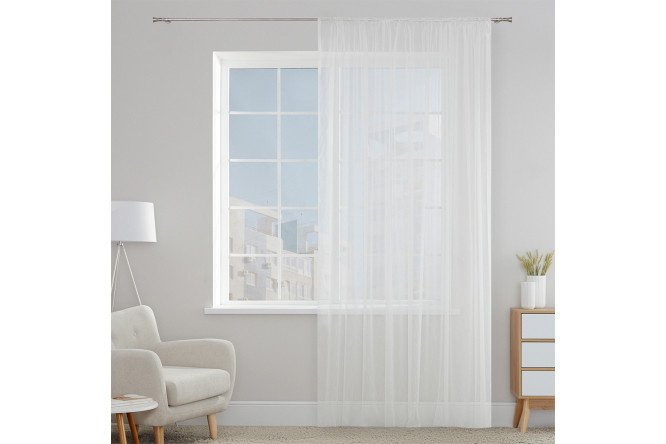 Tulle ESTUDI BLANCO Terri 300x280 cm, 1 piece, white