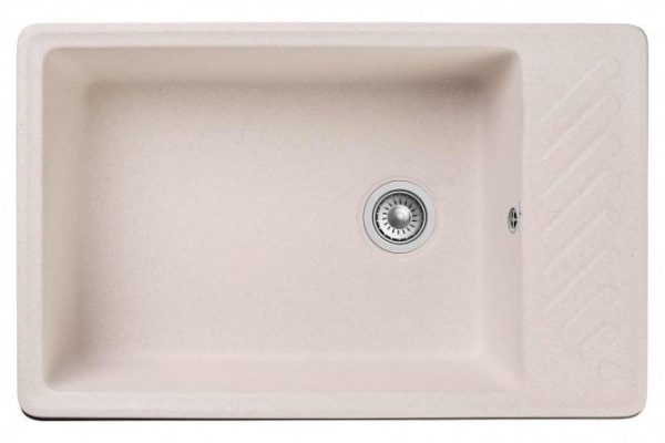 Sink with drainer GRANFEST Quarz GF-ZL-51 76x48x17.8 cm