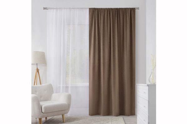 Ribbon curtain ESTUDI BLANCO Izabella 180x280 cm, 1 piece, gray