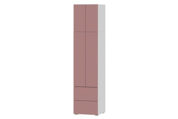 Children's wardrobe Oscar Line mini with mezzanine 60x244x55 cm